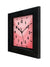 999Store pink color modern art stylish square wall clock for bedroom/kitchen/hall wall/office/shop/living room