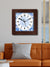 999Store flower background blue and white modern design stylish wall square wall clock for home/kitchen/living room/bedroom/shop