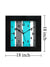 999Store modern geometrical cyan and dark gray stylish wall square clocks for home/bedroom/living room/kitchen/shop/office