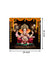 999Store Wooden Stretched Framed paintings wall painting for bedroom Wall art living room décor with frames Multi Ganesha Decorative Flowers canvas modern stylish home hanging
