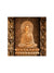 999Store Wooden Stretched Lord Gautam Budha wall hanging painting buddha art frame bed room living décor home Brown Mural Wall frames canvas modern stylish