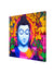 999Store Wooden Stretched Lord Gautam Budha painting with frame for wall buddha photo frames art bed room living décor home Face Wall canvas modern stylish hanging