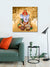 999Store Wooden Stretched God Lord Ganesha Ganpati paintings on canvas painting ganesha for wall art frame bed room living décor home With Play Tabla Wall frames modern stylish hanging