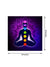 999Store Chakra Meditation Blue Color Canvas Wall PaintingCanvas Painting For Living Room FLP106