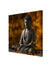 999Store Wooden Stretched Lord Gautam Budha canvas paintings wall painting buddha photo frames for art frame bed room living décor home Black Golden Bubble Wall modern stylish hanging