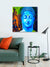 999Store Wooden Stretched Lord Gautam Budha painting paintings for he decor buddha photo frames wall art frame bed room living décor home Blue Face Green Tress Wall canvas modern stylish hanging