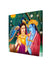 999Store Wooden Stretched Lord Krishna modern art paintings painting for wall radha krishna photo frame Radha Sunrise With Tress Peacock Wall frames canvas stylish room décor home hanging
