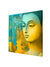 999Store Wooden Stretched Lord Gautam Budha Wall art with frames paintings buddha frame wall bed room living décor home Yellow Face canvas painting modern stylish hanging