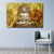 999Store Golden Buddha and OM Printed Canvas Painting FLP0326