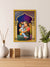 999Store Lord Child Bal Krishna With Yashoda Ma Photo Painting With Photo Frame For Mandir / Temple Bal Krishna Photo Frame