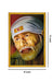 999Store Lord Sai Baba Poster Painting With Photo Frame For Mandir / Temple Sai Baba Poster