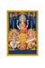 999Store Lakshmi Showering Money With Ganesha And Saraswati Photo Painting With Photo Frame For Mandir / Temple