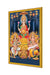 999Store Lakshmi Showering Money With Ganesha And Saraswati Photo Painting With Photo Frame For Mandir / Temple