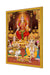 999Store Lakshmi With Ganesha and Saraswati Photo Painting with photo Frame for Temple / Mandir lakshmi with ganesha and saraswati picture frame