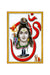 999Store Lord Shiva and Om Photo Painting with photo Frame for Temple / Mandir lord shiva om picture