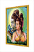 999Store Shiva Parvati Photo Painting with Frame for Temple / Mandir shiva photo frame parvati picture