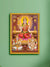 999Store Lakshmi With Ganesha and Saraswati Photo Painting with photo Frame for Temple / Mandir