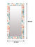 999Store Printed Multi Color Flower washroom Bathroom Mirror
