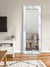 999Store Printed Wall Decor Mirror for Living Room Mirror for washbasin White Marvel washroom Bathroom Mirror