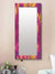 999Store Printed Mirrors for Bathroom Decorative Small Mirror for Decoration Blue Yellow Leaves washroom Bathroom Mirror