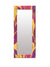 999Store Printed Rectangle Mirrors Bathroom Mirror for Home Purple& Yellow Leaves washroom Bathroom Mirror