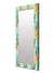 999Store Printed Mirror Decorative Items Small Mirrors for Art Work Green Fruit & Flower washroom Bathroom Mirror