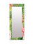 999Store Printed Bathroom Mirror for Wall Rectangular Mirror for Living Room Green Leaves Flower washroom Bathroom Mirror