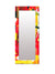999Store Printed Dressing Mirror Mirror Bathroom Mirror red Yellow Abstract washroom Bathroom Mirror