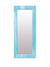 999Store Printed washbasin Mirror Wall Mirror for Bathroom Blue Wooden washroom Bathroom Mirror