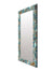 999Store Printed Stylish Mirror Mirror for Bedroom Blue Floral washroom Bathroom Mirror