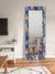 999Store Printed washroom Mirrors for Wall Rectangular Mirror for Living Room Blue Birds washroom Bathroom Mirror