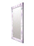 999Store Printed Mirrors for Bathroom Small Mirror for Wall Violet Flowers washroom Bathroom Mirror