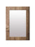 999Store Printed Decoration Mirror Saint gobain Mirror for Bathroom Wall Brown Wood washroom Bathroom Mirror