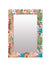 999Store Printed Stylish Mirror wash Basin Mirror for Home Multi Leaves& Flower washroom Bathroom Mirror