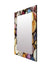 999Store Printed Wall Mount Mirror Mirrors for wash Basin Multi Stone Rustic washroom Bathroom Mirror