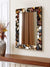 999Store Printed Mirror for Bathroom Wall Mirror face Brown Stone Rustic washroom Bathroom Mirror