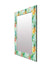 999Store Printed Mirror Decorative Items Small Mirrors for Art Work Green Fruit & Flower washroom Bathroom Mirror