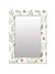 999Store Printed Bath Room Mirror Bathroom Big Mirrors White Leaves Flower washroom Bathroom Mirror