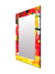 999Store Printed Dressing Mirror Mirror Bathroom Mirror red Yellow Abstract washroom Bathroom Mirror