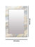 999Store Printed Mirror for washbasin Decorative Mirrors White Marvel washroom Bathroom Mirror