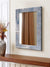 999Store Printed Rectangular Mirror for Living Room Large Bathroom Mirror Textured - Grey washroom Bathroom Mirror