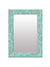 999Store Printed Mirror Bathroom Mirror Small Mirror with Stand Blue Mandela washroom Bathroom Mirror