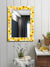 999Store Printed mirriors for Wall wash Basin Mirror Decorative Flower and Tree washroom Bathroom Mirror