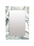 999Store Printed Mirror for Wall Decoration Living Room Small Decorative Mirrors for Wall White Stone Rustic washroom Bathroom Mirror