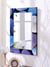 999Store Printed Bathroom Mirror Bath Mirror Purple Stone Rustic washroom Bathroom Mirror