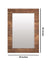 999Store Printed Wall Mirror for Living Room Decoration mirriors for Wall Brown Wooden washroom Bathroom Mirror