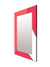 999Store Printed Mirrors for Wall Decor Glass Mirror for wash Basin Pink Strips washroom Bathroom Mirror