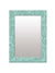999Store Printed Mirror Bathroom Mirror Small Mirror with Stand Blue Mandela washroom Bathroom Mirror