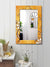 999Store Printed Mirror for Bathroom washbasin Mirror Brown Flowers washroom Bathroom Mirror