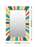 999Store Printed Bathroom Mirrors for Bathroom mirriors for Wall Multi Color Abstract washroom Bathroom Mirror